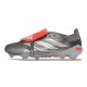 adidas Predator Elite 26 Fold Over Tongue FG Żelazo Metaliczne Biały Czerwony Lucid