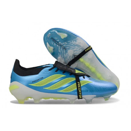 adidas Predator Elite 26 Fold Over Tongue FG Niebieski Zawistny