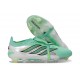 adidas Predator Elite 26 Fold Over Tongue FG Zielony Srebro