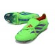 adidas Predator Elite 26 Fold Over Tongue FG Zielony Fioletowy
