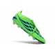 adidas Predator Elite 26 Fold Over Tongue FG Zielony Fioletowy
