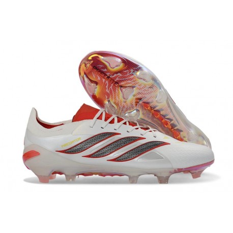 adidas Korki Pilkarskie Predator Elite L FG Biały Czerwony
