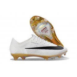 Buty piłkarskie Nike Mercurial Vapor XVII Elite FG Biały Złoto Czarny