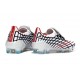 Korki Pilkarskie adidas F50 Elite FG Spider Biały Czerwony Niebieski