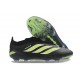 Buty Pilkarskie adidas Predator Elite LL FG Czarny Neonowy Zielony