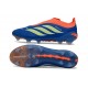 /adidas Predator Elite LL FG Niebieski Pomarańczowy Limonkowy Zielony