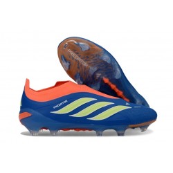 /adidas Predator Elite LL FG Niebieski Pomarańczowy Limonkowy Zielony