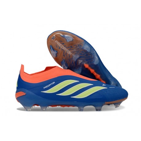 /adidas Predator Elite LL FG Niebieski Pomarańczowy Limonkowy Zielony