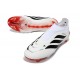 Buty Pilkarskie adidas Predator Elite LL FG Biały Czarny Czerwony