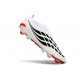 Buty Pilkarskie adidas Predator Elite LL FG Biały Czarny Czerwony