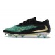 Korki Nike Phantom 6 Low Elite FG Zielony Czarny Złoto