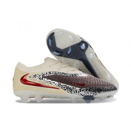 Korki Nike Phantom 6 Low Elite FG Czerwony Biały Czarny