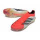 Buty Pilkarskie adidas Predator Elite LL FG Czerwony Biały Czarny