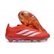 adidas Korki Pilkarskie Predator Elite Laceless FG Czerwony Biały