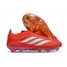 adidas Korki Pilkarskie Predator Elite Laceless FG Czerwony Biały