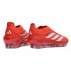 adidas Korki Pilkarskie Predator Elite Laceless FG Czerwony Biały