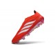 adidas Korki Pilkarskie Predator Elite Laceless FG Czerwony Biały