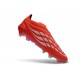 adidas Korki Pilkarskie Predator Elite Laceless FG Czerwony Biały