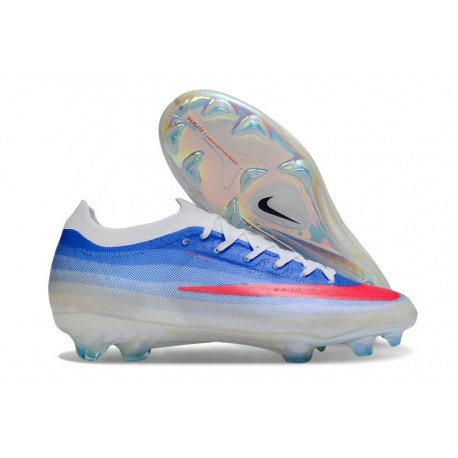 Buty Pilkarskie Nike Zoom Mercurial Vapor XVII Elite FG Biały Niebieski Czerwony
