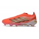 adidas Korki Pilkarskie Predator Elite Laceless FG Pomarańczowy Czarny Złoto