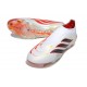 adidas Korki Pilkarskie Predator Elite Laceless FG Biały Czerwony Czarny