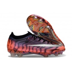 Buty Pilkarskie Nike Zoom Mercurial Vapor XVII Elite FG Pomarańczowy Czarny Srebro
