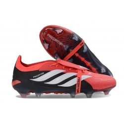 Buty Piłkarskie adidas Predator Elite FT FG Czerwony Czarny Biały