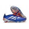 Buty Piłkarskie adidas Predator Elite FT FG Niebieski Srebro Czerwony