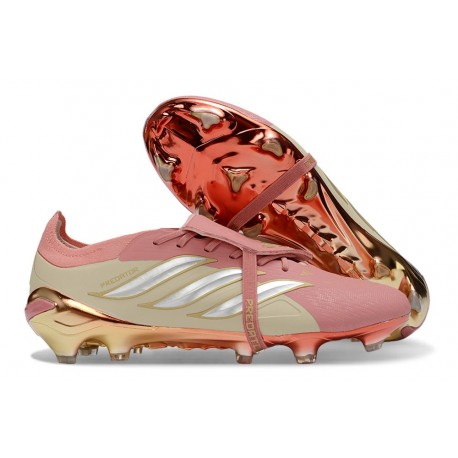Buty Piłkarskie adidas Predator Elite FT FG Różowy Beżowy Srebro