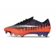 Korki Nike Air Zoom Mercurial Vapor 17 Elite FG Pomarańczowy Czarny Srebrny