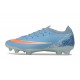 Buty Piłkarskie Nike Mercurial Vapor XVII Elite FG Niebieski Pomarańczowy