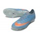 Buty Piłkarskie Nike Mercurial Vapor XVII Elite FG Niebieski Pomarańczowy