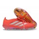Buty Piłkarskie adidas Predator Elite FT FG Czerwony Srebro