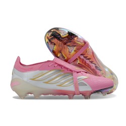 Buty Piłkarskie adidas Predator Elite FT FG Różowy Biały