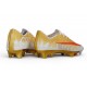 Buty Piłkarskie Nike Mercurial Superfly XI Elite FG Złoty Czerwony
