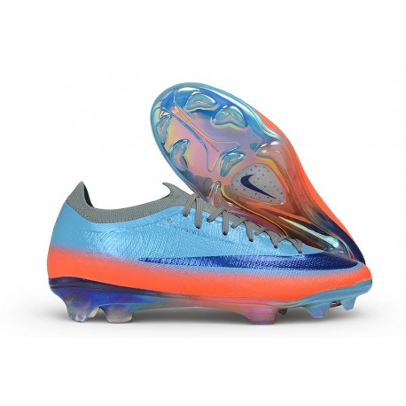Korki Nike Zoom Mercurial Vapor 17 Elite FG Niebieski Pomarańczowy