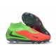 Korki Pilkarskie Nike Phantom 6 High Elite FG Czerwony Fluorescencyjny Zielony