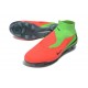 Korki Pilkarskie Nike Phantom 6 High Elite FG Czerwony Fluorescencyjny Zielony