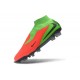 Korki Pilkarskie Nike Phantom 6 High Elite FG Czerwony Fluorescencyjny Zielony