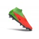 Korki Pilkarskie Nike Phantom 6 High Elite FG Czerwony Fluorescencyjny Zielony