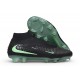 Korki Pilkarskie Nike Phantom 6 High Elite FG Czarny Zielony -