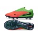 Buty piłkarskie Nike Phantom 6 Low Elite FG Czerwony Fluorescencyjny Zielony