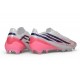 Buty piłkarskie adidas F50 Elite Evo Hyperfast FG Biały Czarny Różowy 