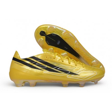 Buty piłkarskie adidas F50 Elite Evo Hyperfast FG Złoto Czarny