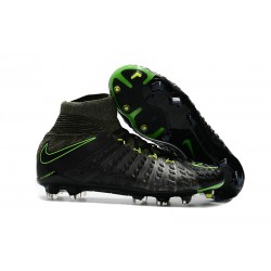 Nike Hypervenom Phantom 3 DF FG Buty Piłkarskie - Czarny Zielony