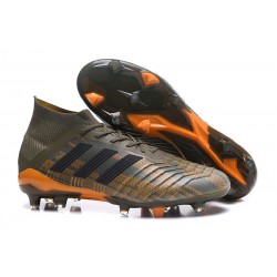 Korki Pilkarskie adidas Predator 18.1 FG - Oliva Zielony Pomarańczowy