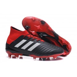 Korki Pilkarskie adidas Predator 18.1 FG - Czarny Czerwony Biały