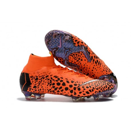 Buty Pi karskie Nike Mercurial Superfly 6 Elite FG Ronaldo Safari Pomara czowy