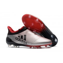 adidas X 17+ Purespeed FG Korki Pilkarskie - Czerwony Czarny Srebro