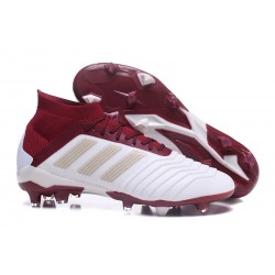 Korki Pilkarskie adidas Predator 18.1 FG - Biały Czerwony